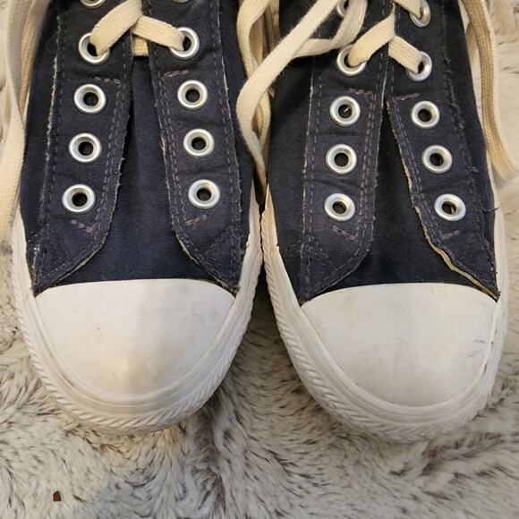 CONVERSE ALL STAR BLACK LOW TOP SIZE 8 - Picture 2 of 9